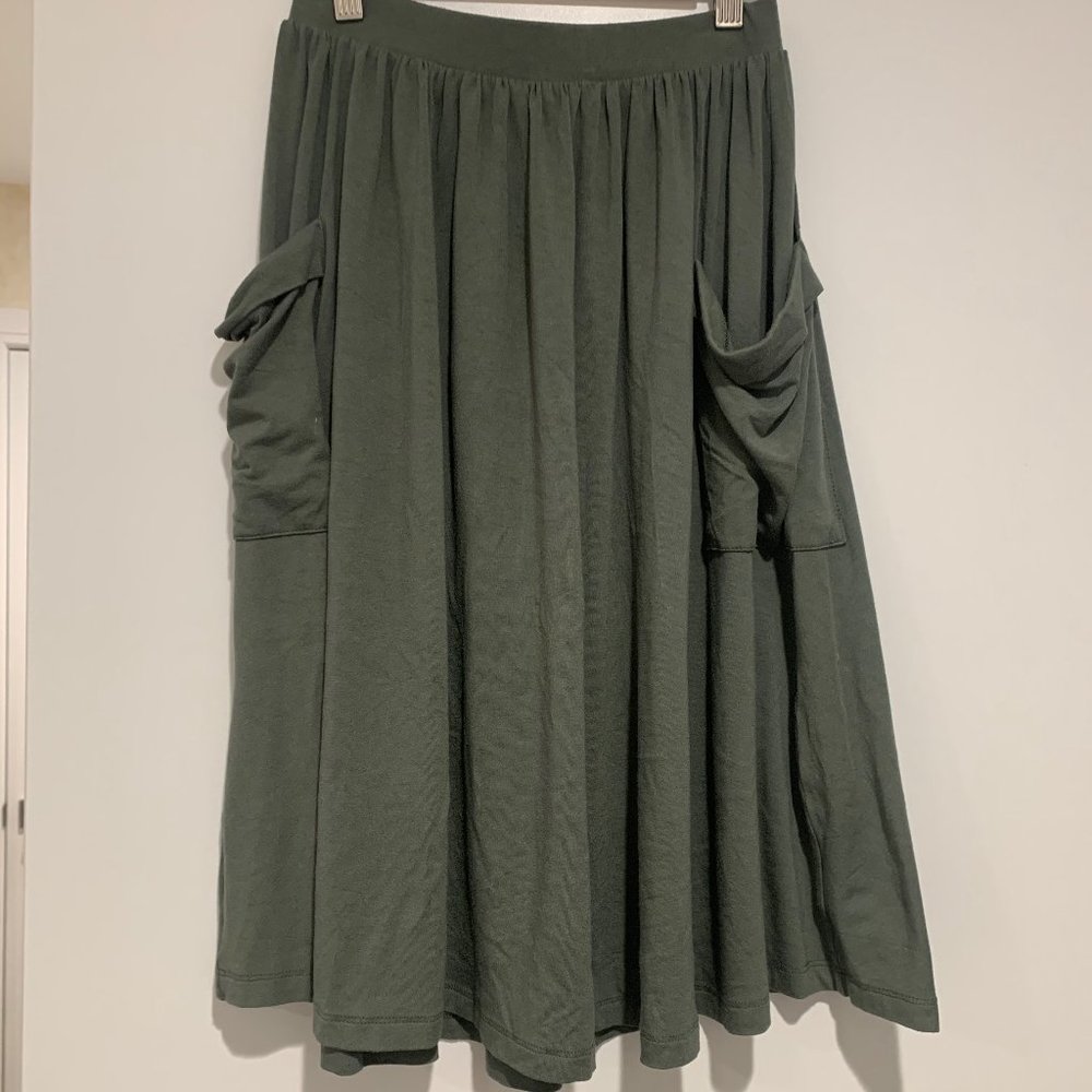 ASOS Green Skirt with Pockets